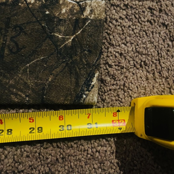 Mens Wrangler Pro Gear Realtree Camo Pants W38xL31 Hardwoods Hunting Waking - Picture 5 of 12